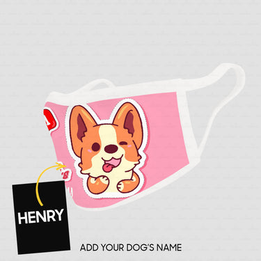 Personalized Dog Gift Idea - Thanks Corgi For Dog Lovers - Cloth Mask